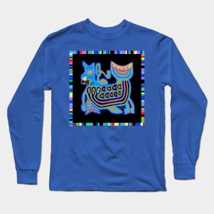 Kuna Indian Shaman Serpent with Bird Long Sleeve T-Shirt